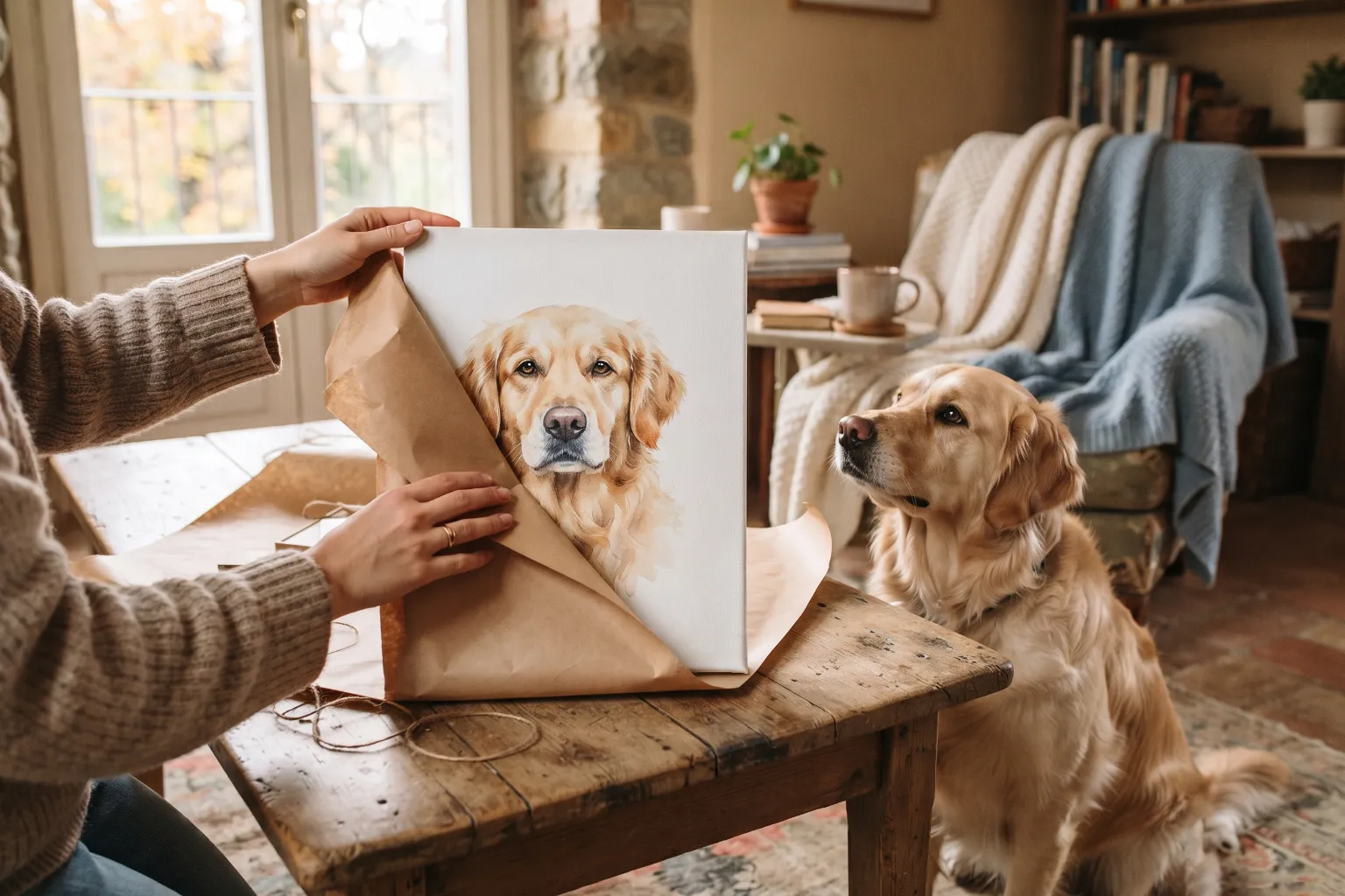 Regalare un ritratto del pet: come scegliere stile, formato e occasione